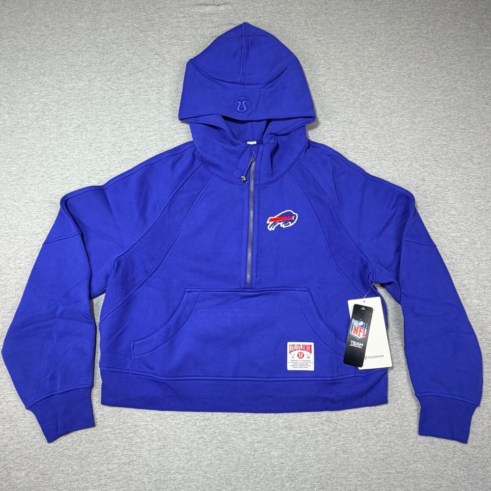 Lululemon Buffalo Bills NFL Scuba Oversized Half-Zip Hoodie College Cobalt M/L